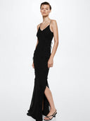 Eve chiffon flæse maxi-nattøjskjole