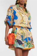 Dvoudílná sada šortek s potiskem Unique Printed Waist