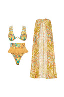 Boho Kwastje Tribal Print Bikini Set
