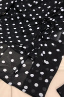 Gilda Gepunktete Langarm Bluse