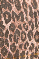 Leopar Desenli Mini Elbise