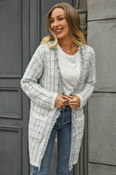 Pate Strickjacke mit Taschen - Grau
