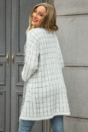 Pate Strickjacke mit Taschen - Grau