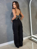 Jeans Cargo Shine con Tasche Multiple