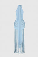Robe longue dos nu à nouer Nova Halter