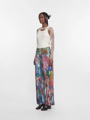 Jeans mit mehrfarbigem Maler-Print