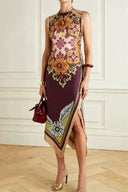 Midi-Kleid mit Quastenverzierung