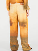Jeans con stampa Sunset