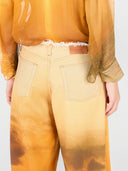 Jeans con stampa Sunset