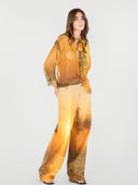 Jeans con stampa Sunset
