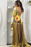 Vestido maxi plisado Ola Tropical