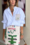 Conjunto coordinado de falda artística