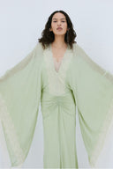 Mint Yeşili Oversize Maksi Elbise