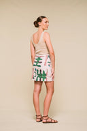 Conjunto coordinado de falda artística
