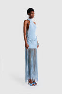 Robe longue dos nu à nouer Nova Halter