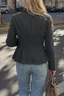 Blazer med afslappet pasform i A-facon