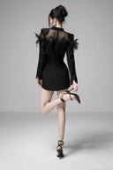 Joanne Spitzen Mini Blazer Kleid