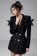 Joanne Spitzen Mini Blazer Kleid