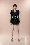 Joanne Spitzen Mini Blazer Kleid