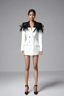 Joanne Spitzen Mini Blazer Kleid