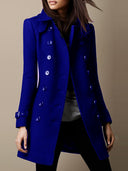 Manteau en laine pour femme automne et hiver