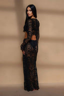 Σετ Lena Floral Hollow Out