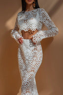 Σετ Lena Floral Hollow Out