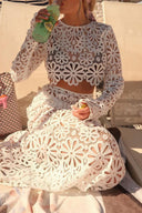 Σετ Lena Floral Hollow Out