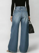 Statement Nitte Detalje Høj Talje Ballon Jeans