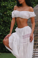 Vera Besticktes Spitzen-Set
